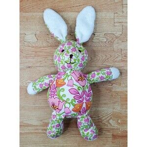 Vera Bradley Baby Bunny Rabbit 10" Plush Lilli Bell Pink Floral 2013